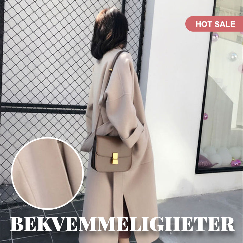 Ny høst og vinter løs lang vindjakke/Winter loose long windbreaker