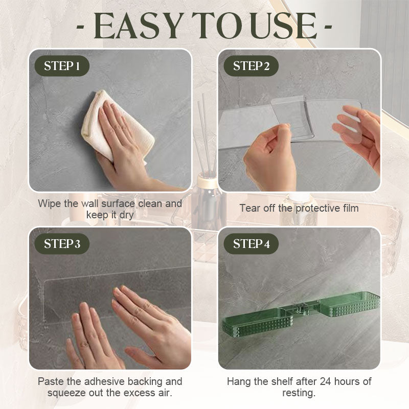 No-Drilling Swivel Corner Storage Rack