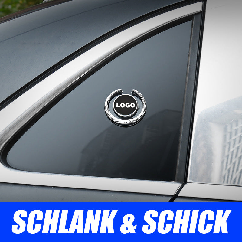 Auto-Metall-Weizenähren-Aufkleber（2er-Pack）/Metal wheat ear side mark