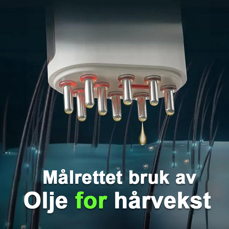 Avansert Massasjeapparat For Hodebunnspleie Med Rødlysterapi/Advanced scalp care massager with red light therapy