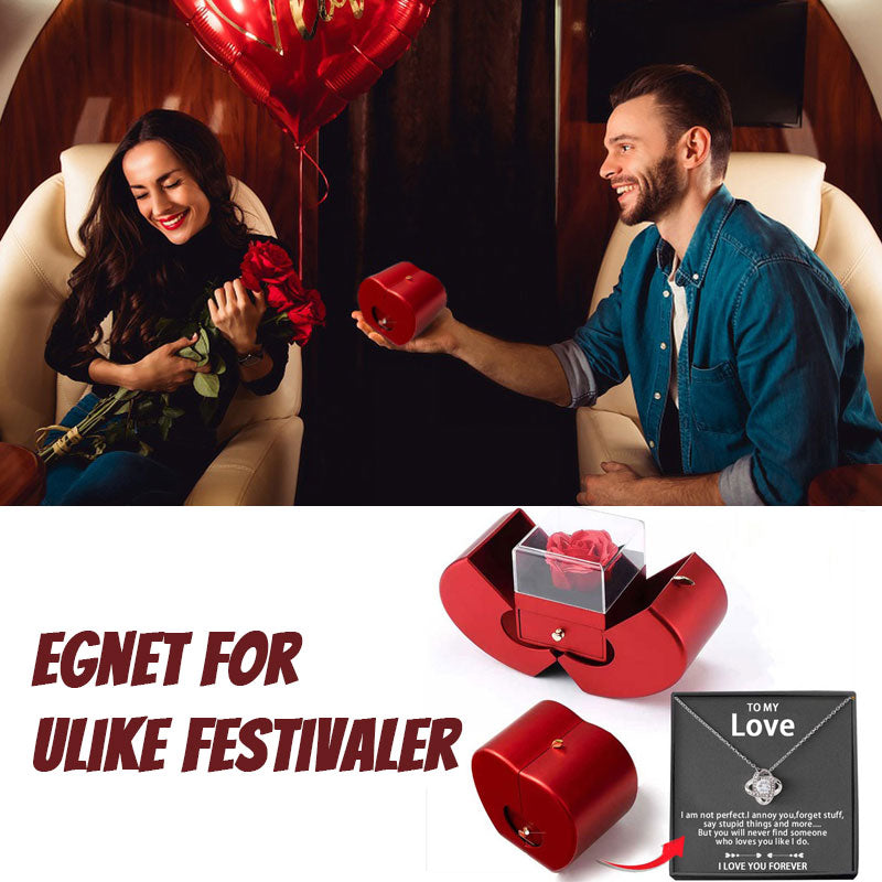 Firkløver Halskjede Feriegave/clavicle chain set