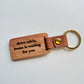 Personalized Wood Keychain - Laser Engraved