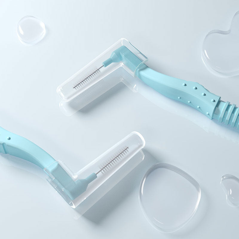 L-Shaped Gap Cleaning Interdental Brush