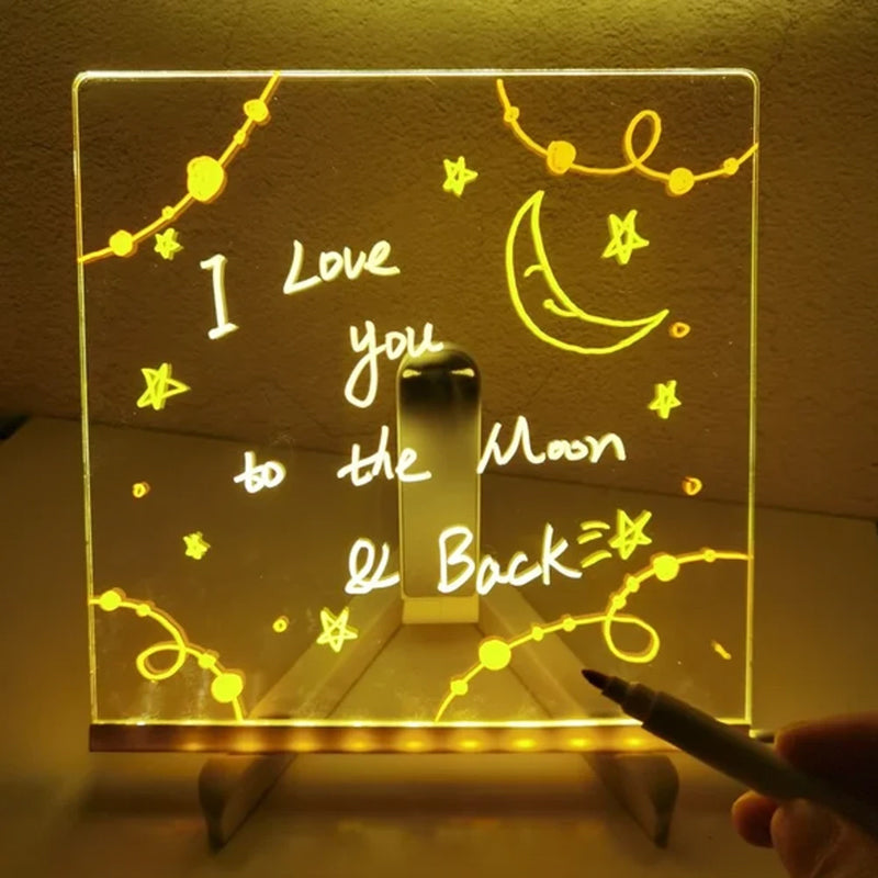 ✨LED Notiztafel mit Farben🎨/✨LED Color Note Board🎨