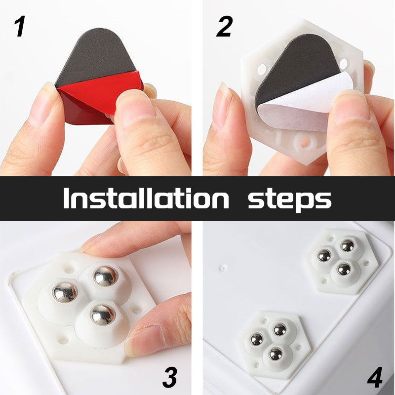 Drill-Free Universal Ball Pulley