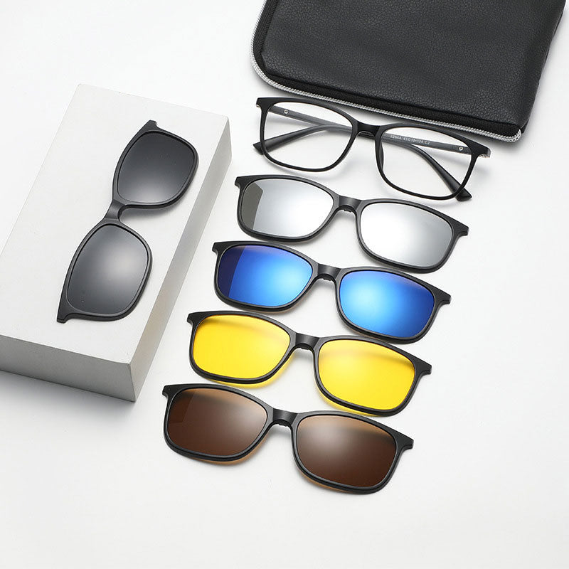 5 In 1 Magnetic Sleeve Sunglasses