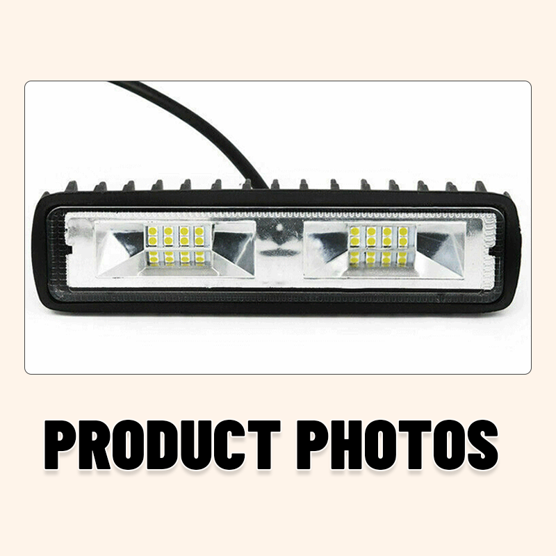 Motorcycle Straight Work Light