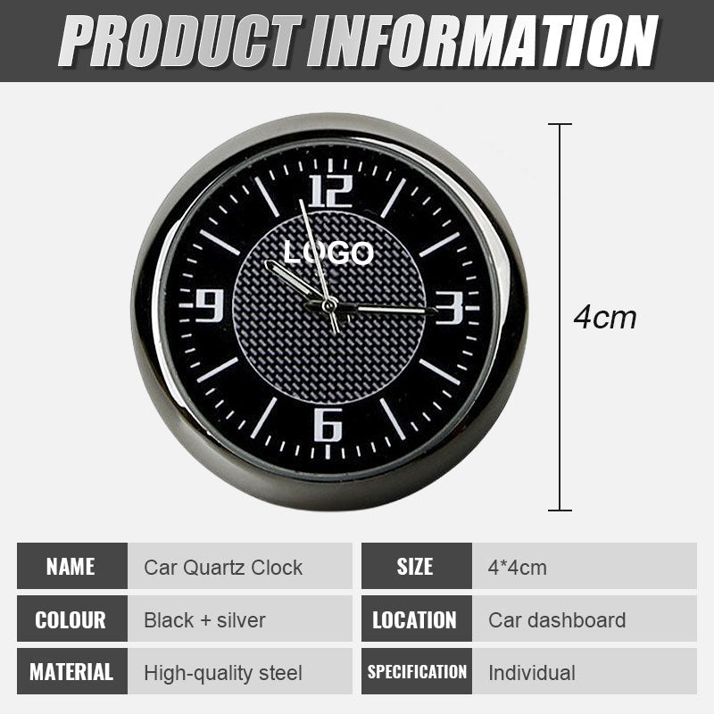 Car Clock Ornament Sticker