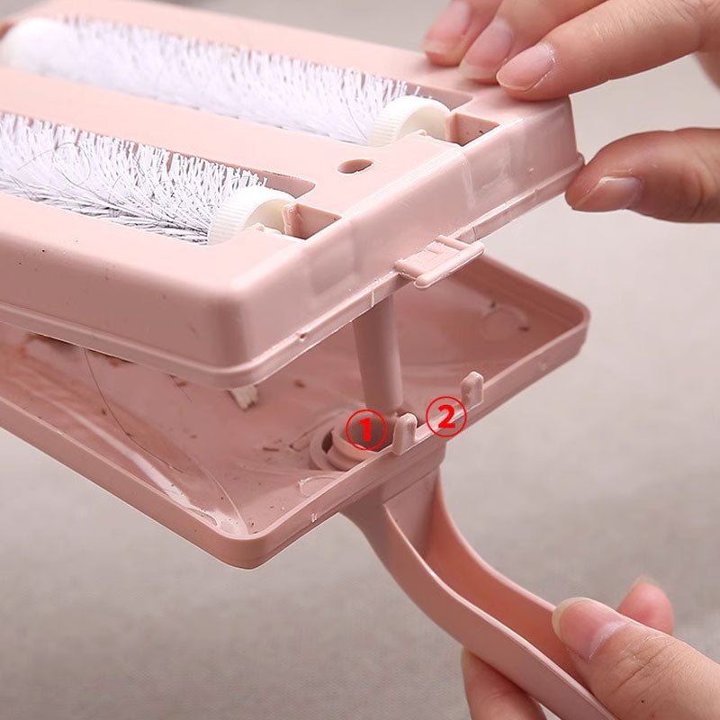 Handheld Dual Roller Brush