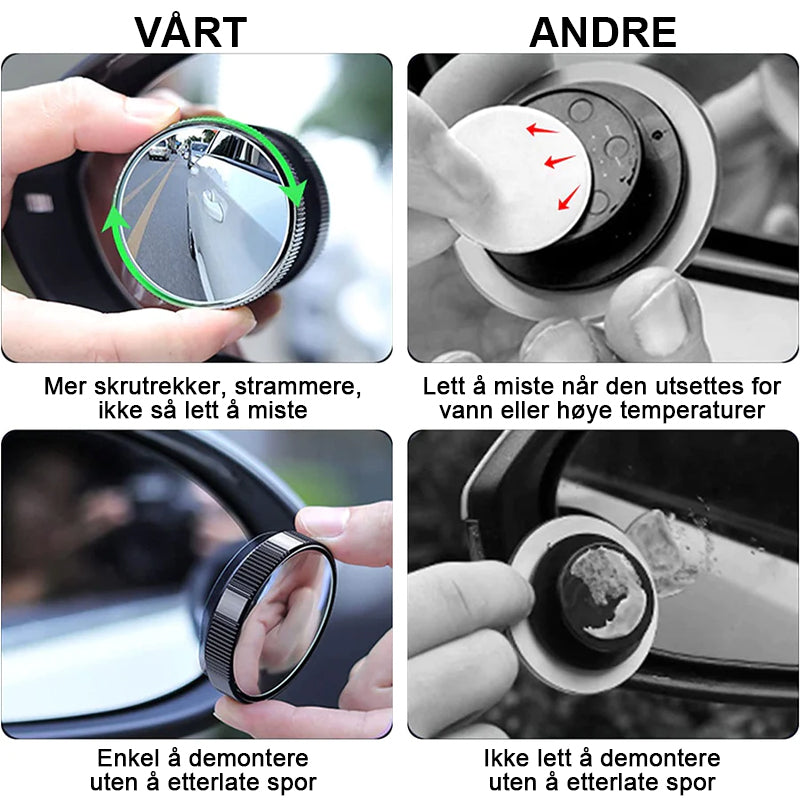 🎁2023 – Hot Sale For Jul🎁Blindsonespeil For Bil (1 Par)/Car blind spot mirror (1 pair)