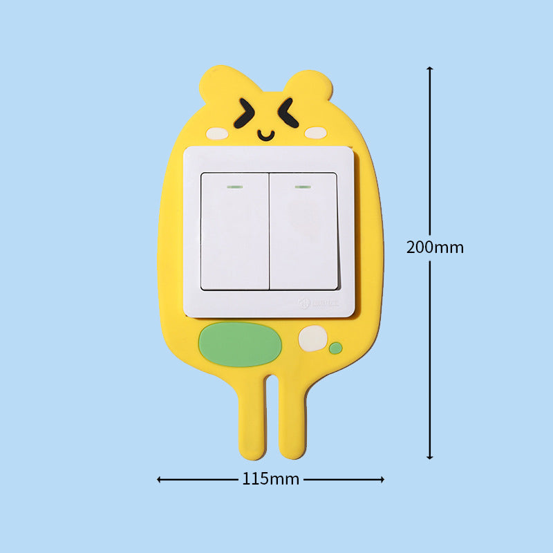 Cartoon Luminous Switch Sticker Hook