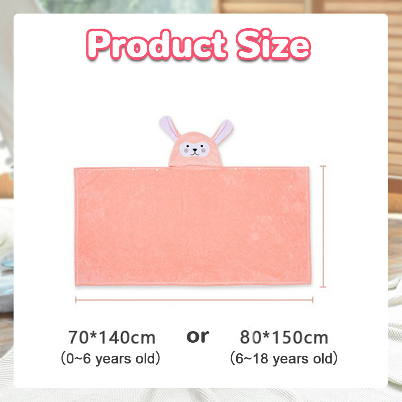 Children's Coral Velvet Bathrobe