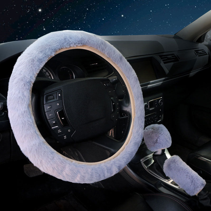 Three Piece High Elastic Steering Wheel Cover