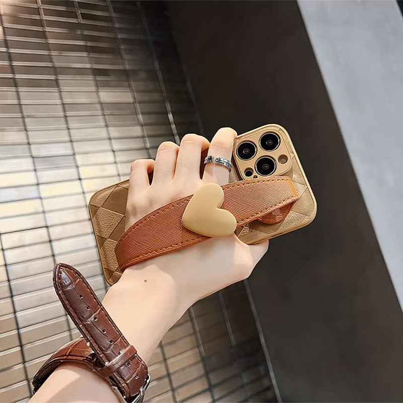 Rhombus Love Wristband Phone Case