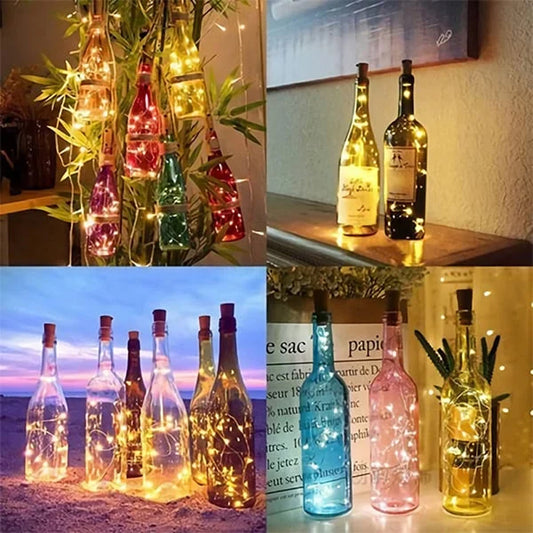 BOTTLE LIGHTS (Battery not included - replaceable)