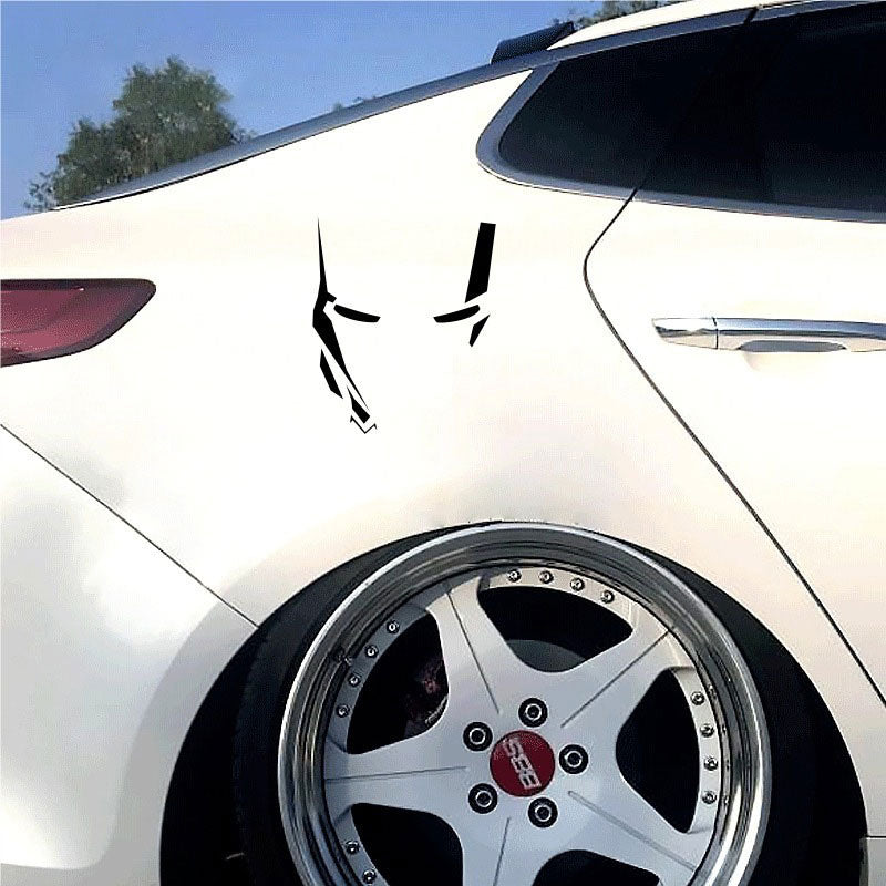 Personalisierte kreative reflektierende Aufkleber（2er-Pack）/Personalized creative reflective car stickers