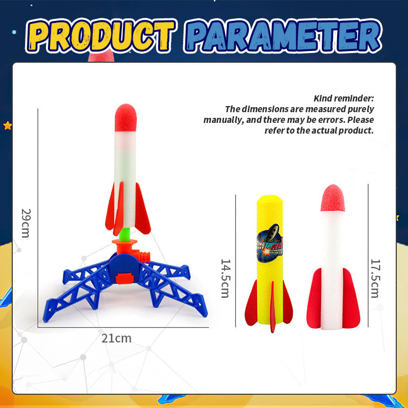 Children'S Feet Stepping On Small Rockets🚀