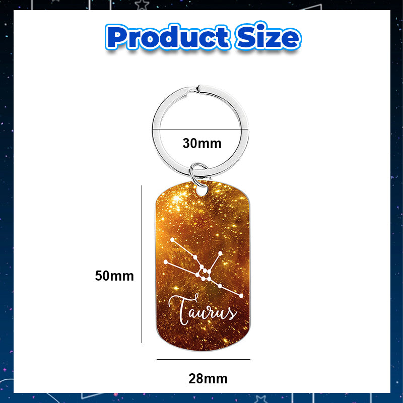 Zodiac Sign Keychain