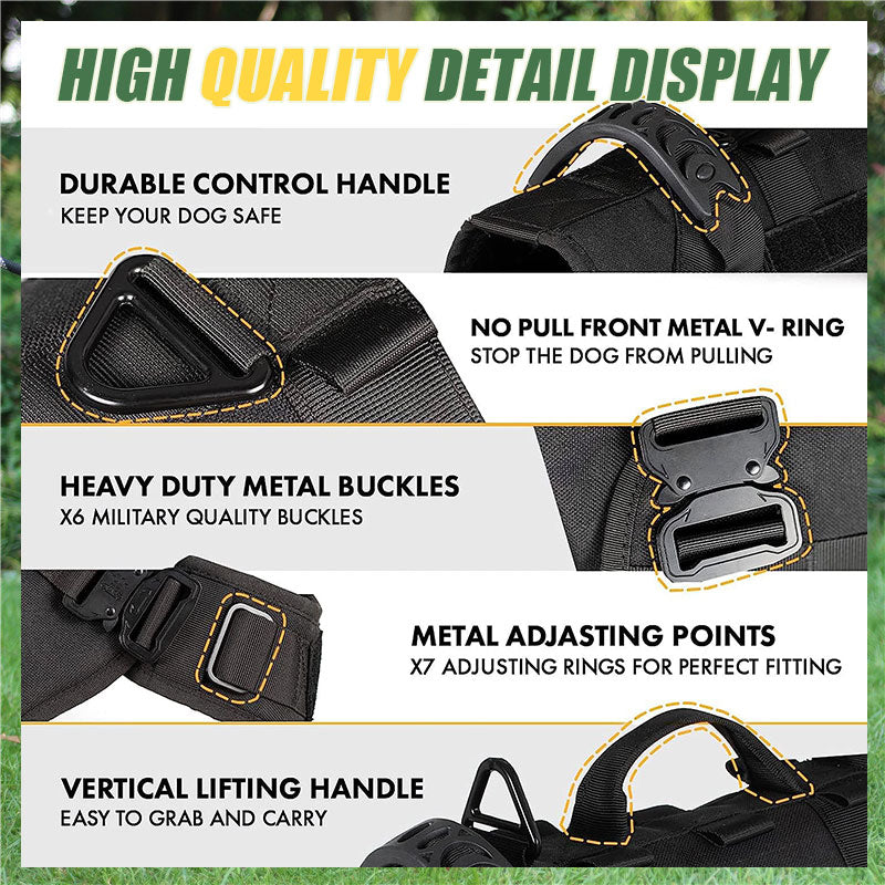 Medium To Large Dog Tactical Harness