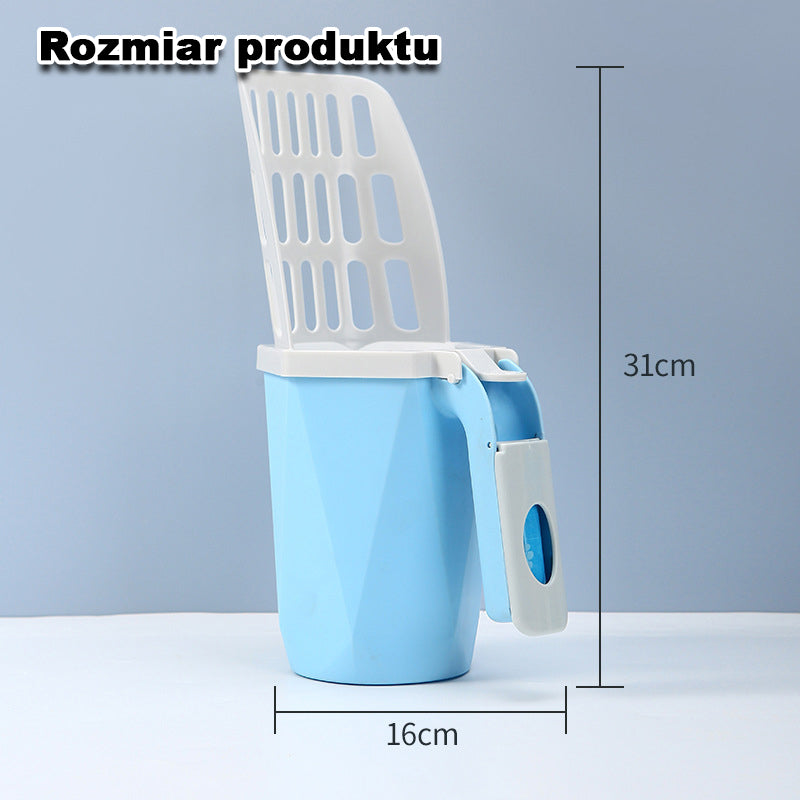 Zintegrowana Łyżka Do Kuwety Dla Kota O Dużej Pojemności