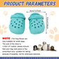 Summer Dog Shoes with Rugged Anti-Slip Sole 4Pack/2Pairs
