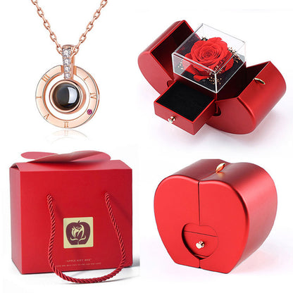 Apple Jewelry Pendant Gift Box