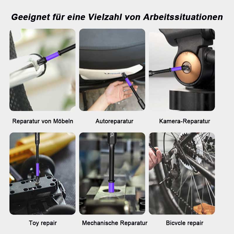 Rutschfester und schlagfester Kreuzbohrer