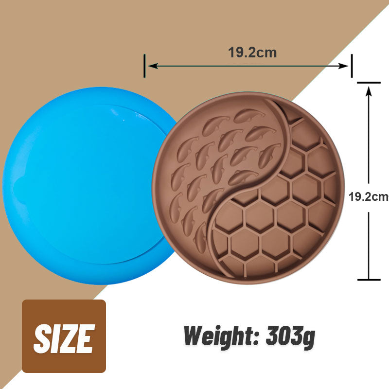 Anti-choking Slow Food Dog Bowl Plates