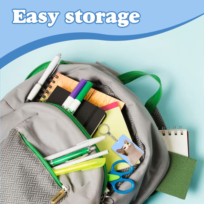 3D Dynamic Kitten Acrylic Keychain