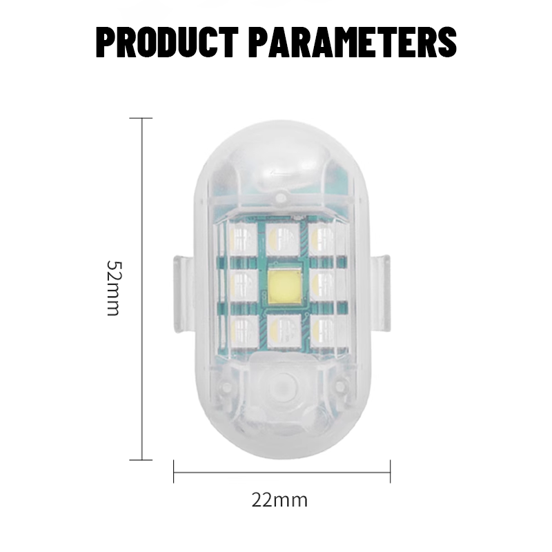 Wireless Remote Control Flash Warning Light