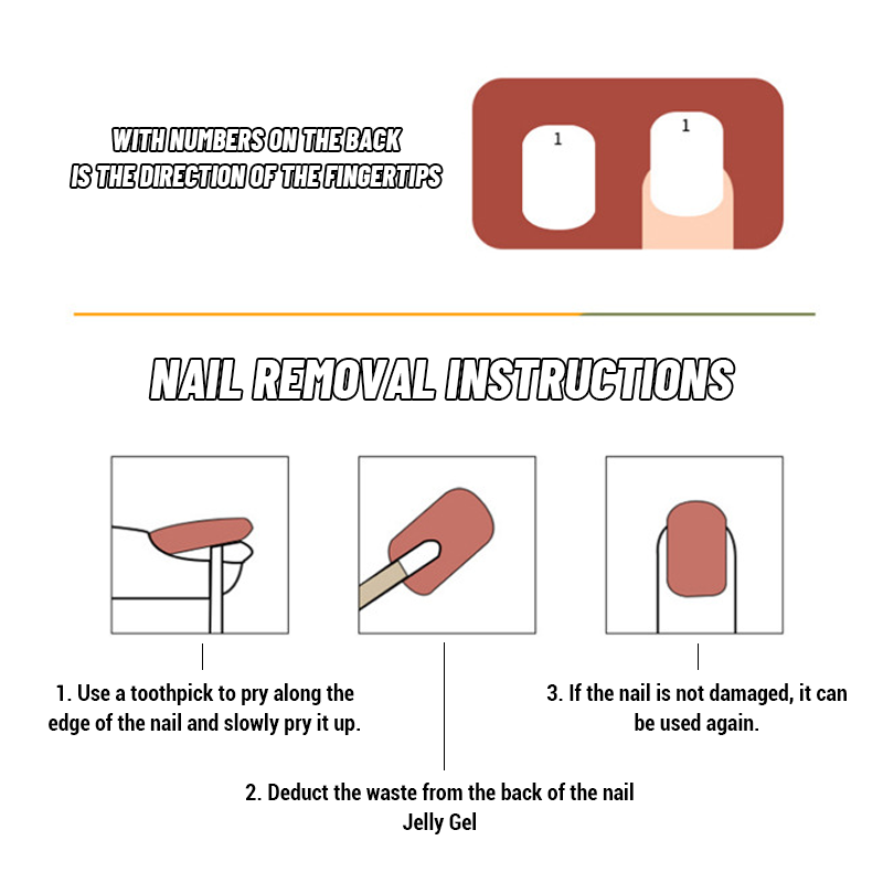 Glass Diamond Manicure Nails