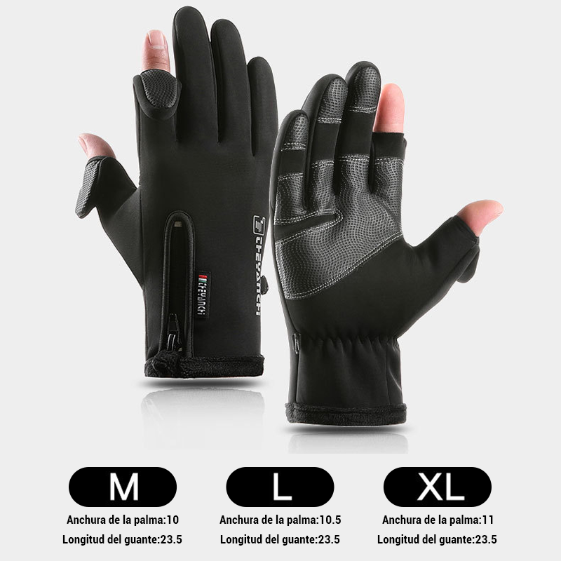 Guantes Cálidos Para Pesca Y Ciclismo./Cycling Fishing Gloves