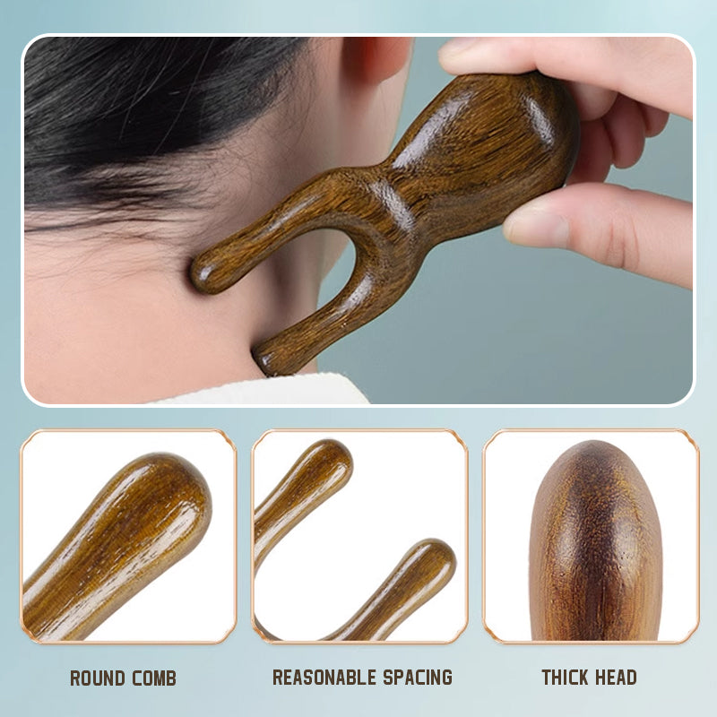 Frog Eye Sandalwood Massage Comb