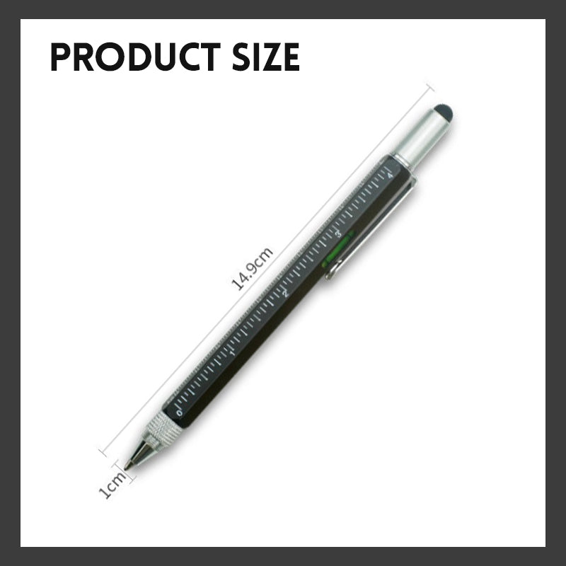 6 In 1 Metal Multifunctional Smart Pen