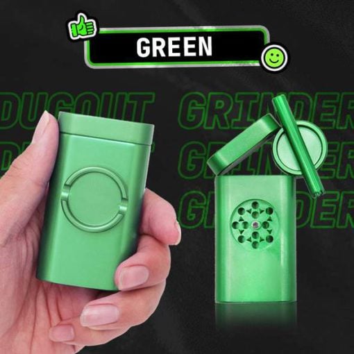 All-in-One Dugout Grinder Container - Green