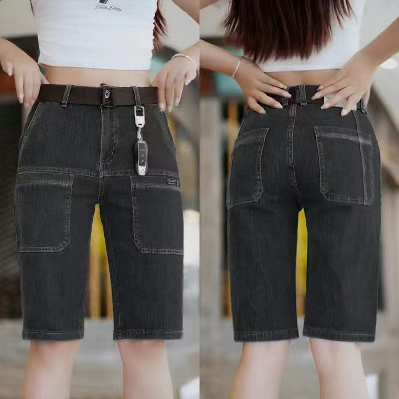 Six Pocket Denim Shorts