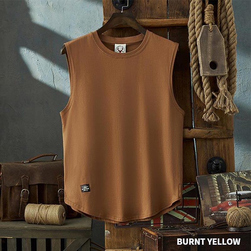 Summer Cotton Sports Sleeveless T-Shirt