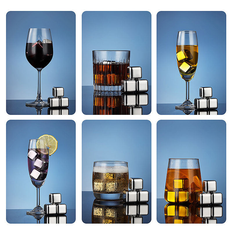 Stainless Steel Ice Cubes