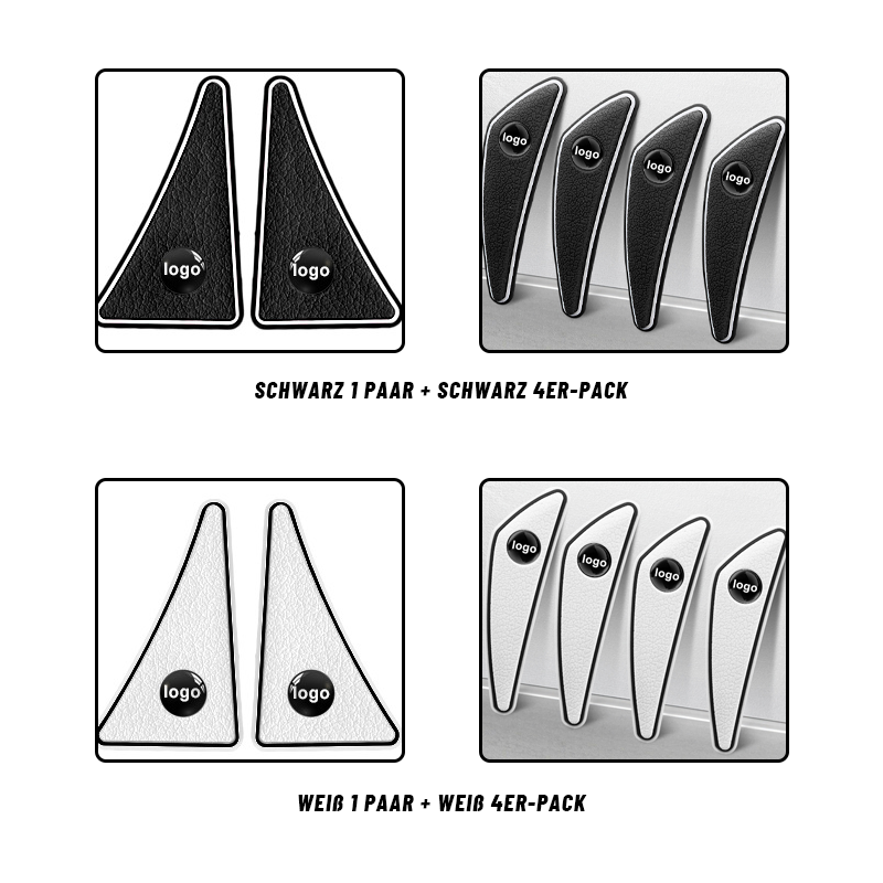 Antikollisionsaufkleber für die Ecke der Autotür/Car door corner anti-collision sticker