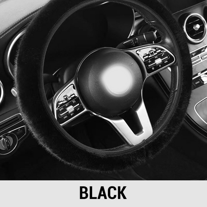 Plush Car Steering Wheel Cover
