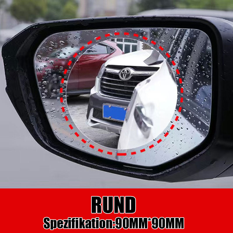 Regenschutzfolie für Rückspiegel