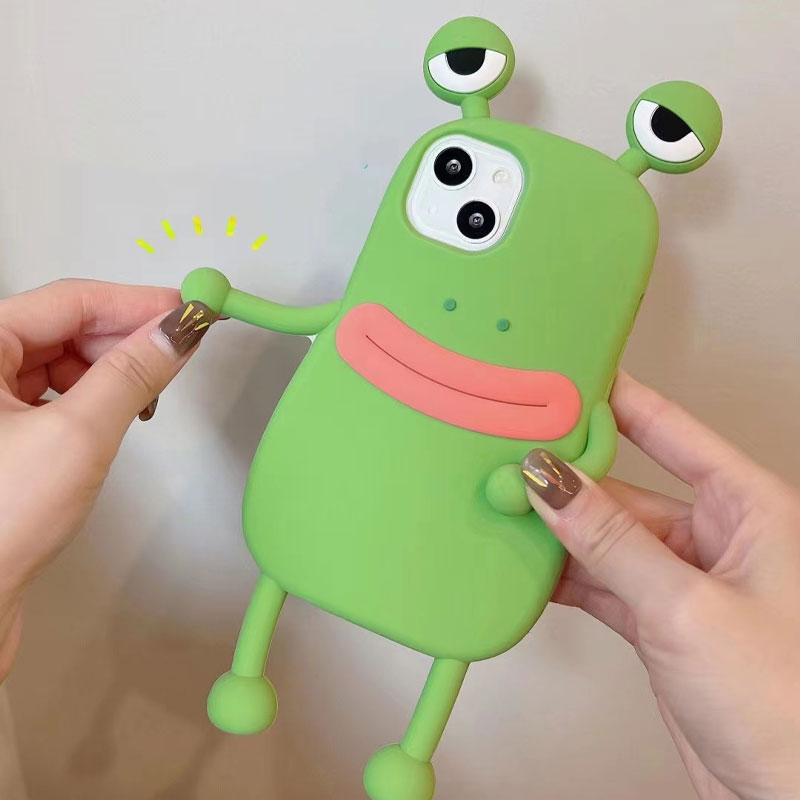 Cartoon Funny Frog Phone Case