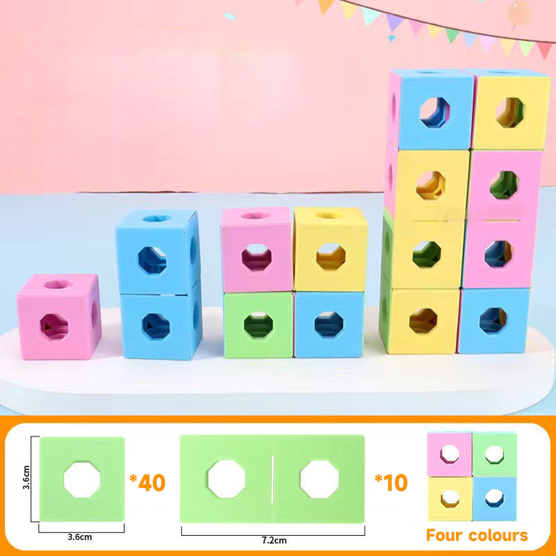 Ghost Rubik's Cube Geometric Building Blocks