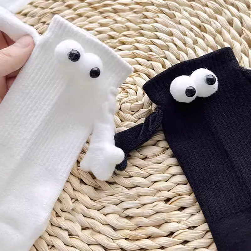 Magnetic Holding Hands Socks