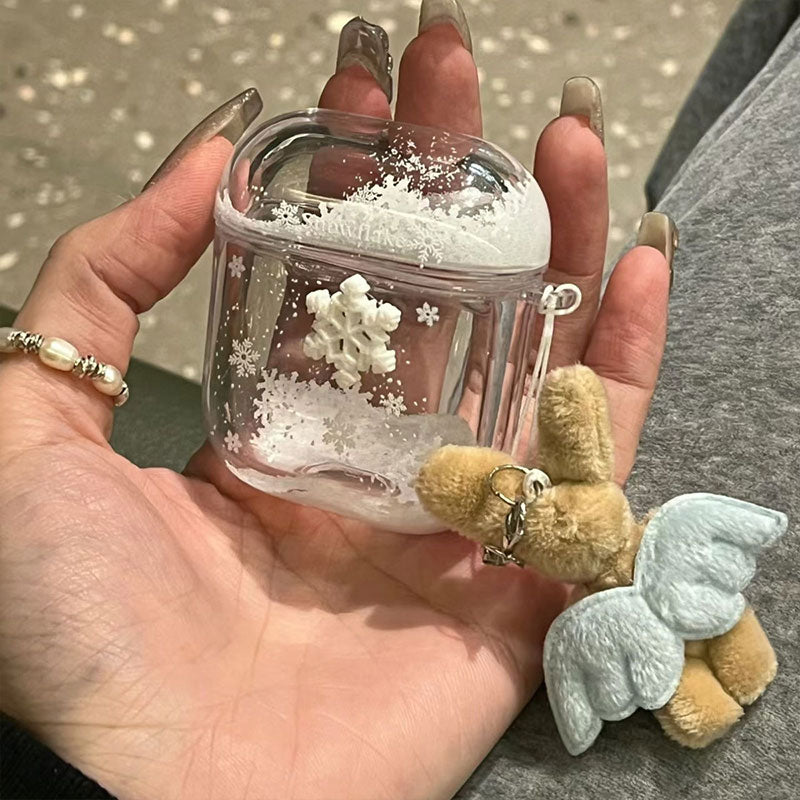 Quicksand Snowflake Headphone Cover