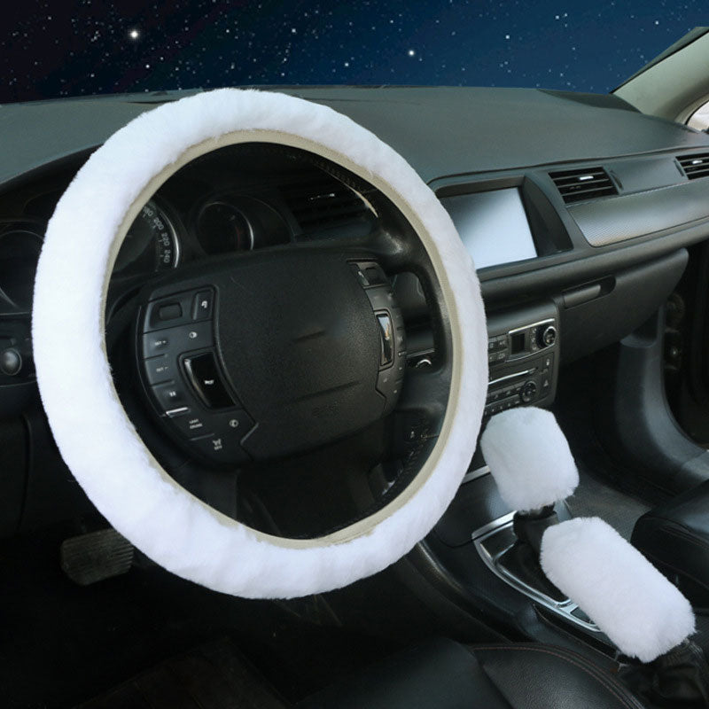 Three Piece High Elastic Steering Wheel Cover