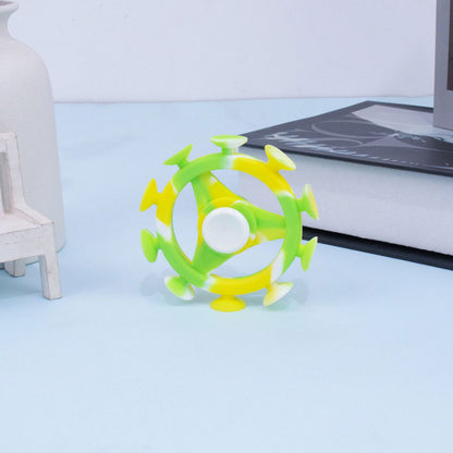 Silicone Decompression Suction Cup Fidget Spinner