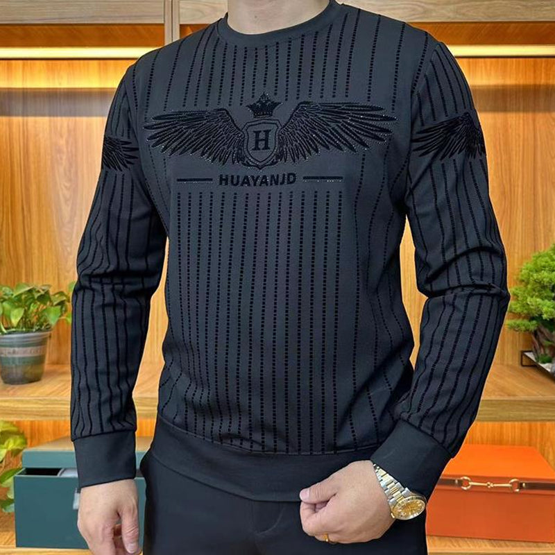 Herrenoberteil mit Flügelprint/Wings print men's top