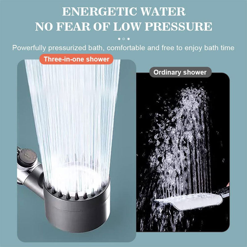Three-Speed Supercharged Shower Head