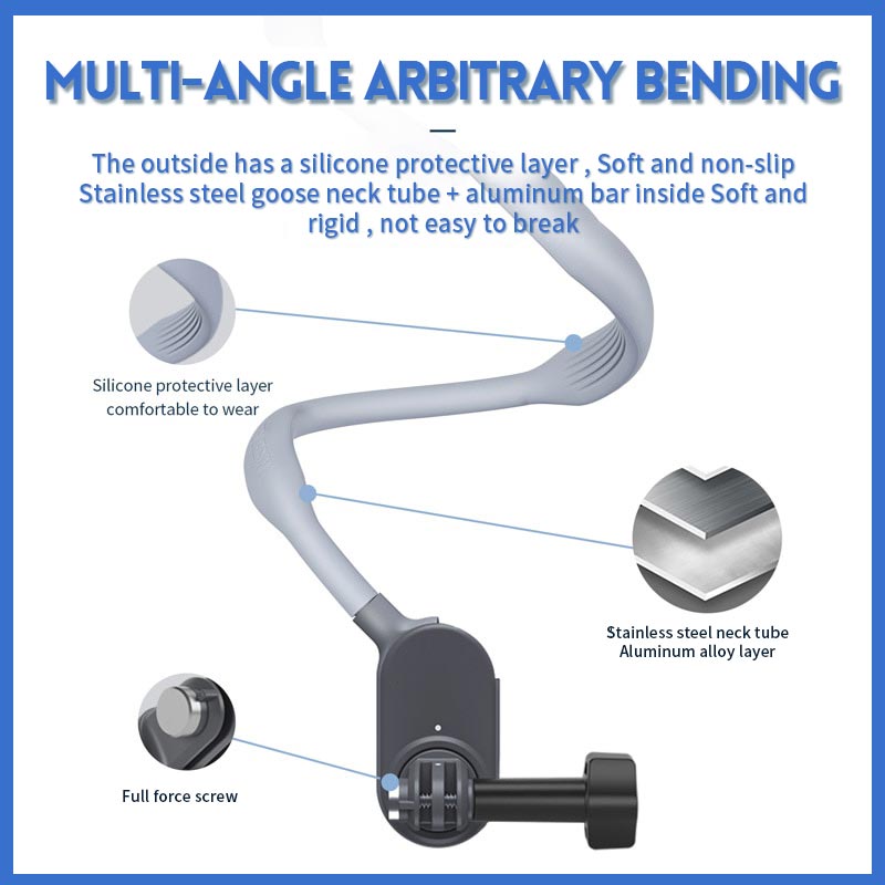 U-shape Neck Holder Mount for Sports Camera